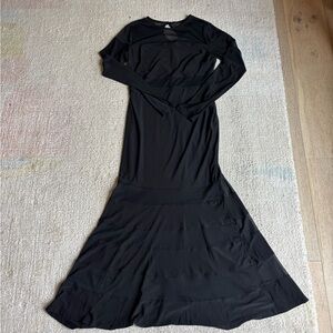 Vici Black Long Sleeve Maxi Dress